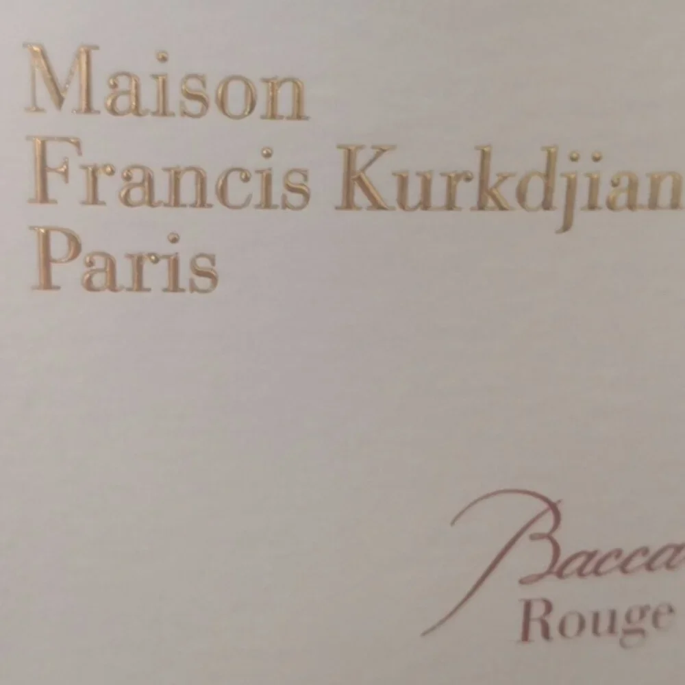 Sample.Maison Francis Kurkdjian.Baccarat Roude 540 3ml
